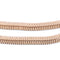 Collier Collier double rang en or jaune, platine et diamants 58 Facettes 1