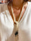 Collier Collier Bayadère 1920 en platine, perles fines et diamants 58 Facettes 1