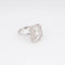 Bague Bague rectangulaire en platine et diamants 58 Facettes 1