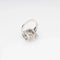 Bague Bague rectangulaire en platine et diamants 58 Facettes 1