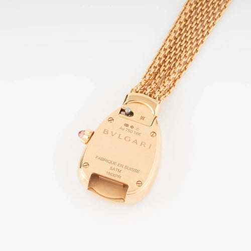 Montre Bvlgari Serpenti - Montre en or rose et diamants 58 Facettes 1