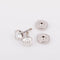 Boucles d'oreilles Boucles d'oreilles puces en or gris et diamants 58 Facettes 1