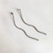 Boucles d'oreilles Disco - Boucles d'oreilles tennis en or blanc et diamants 58 Facettes GER1349WG
