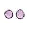 Boucles d'oreilles Aitches Love More - Boucles d'oreilles en or blanc et saphirs violets 58 Facettes GER1041RP