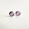 Boucles d'oreilles Aitches Love More - Boucles d'oreilles en or blanc et saphirs violets 58 Facettes GER1041RP