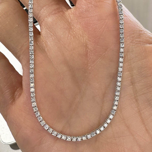 Collier AITCHES Embrace - Collier tennis diamants en or blanc 18K 58 Facettes GPD1031WG