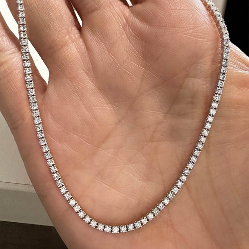 Collier AITCHES Embrace - Collier tennis diamants en or blanc 18K 58 Facettes GPD1031WG
