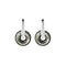 Boucles d'oreilles Jullie - Boucles d'oreilles en nacre noire 58 Facettes SER1024WG