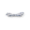 Broche Broche nœud Art déco en platine, diamants et saphirs 58 Facettes 1