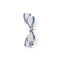 Broche Broche nœud Art déco en platine, diamants et saphirs 58 Facettes 1