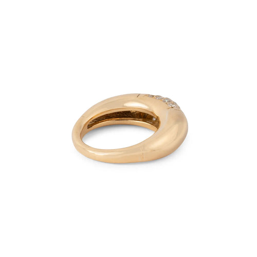 Bague 48.5 Van Cleef & Arpels Philippine - Bague en or jaune et diamants 58 Facettes 1