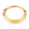 Bracelet Lalaounis - Bracelet jonc ouvrant martelé en or jaune 22k 58 Facettes 1