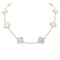 Collier Van Cleef & Arpels - Collier Vintage Alhambra en or jaune et nacre 58 Facettes 35671