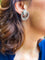 Boucles d'oreilles Hermès - Boucles d'oreilles Collection Vendôme en argent 58 Facettes 1