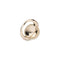 Bague 50 Pomellato - Bague Luna en or gris et calcédoine, diamants bruns 58 Facettes 1
