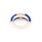 Bague 50.5 Van Cleef & Arpels - Bague Philippine en or jaune, lapis-lazuli et diamants 58 Facettes 1