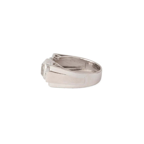 Bague 52 Bague Art Déco en platine et or jaune 18k et diamants 58 Facettes 1