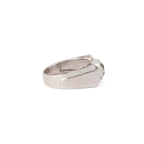 Bague 52 Bague Art Déco en platine et or jaune 18k et diamants 58 Facettes 1