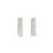Boucles d'oreilles Créoles - Boucles d’oreilles en or gris 18k et diamants taille princesse 58 Facettes 1