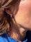 Boucles d'oreilles Créoles - Boucles d’oreilles en or gris 18k et diamants taille princesse 58 Facettes 1