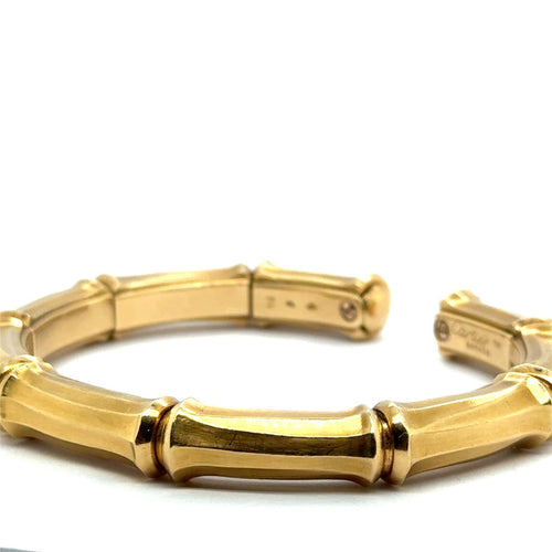 Bracelet Cartier Bamboo - Bracelet en or jaune 18 carats 58 Facettes Bracelet