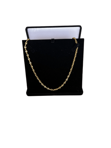 Collier Collier maille grain de café en or jaune 18 carats 58 Facettes N14