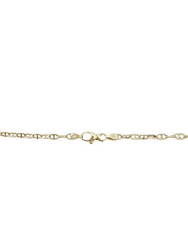 Collier Collier maille marine en or jaune 18 carats 58 Facettes N43