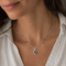 Collier Collier pendentif - Saphir et diamants en or blanc 58 Facettes 1.0001333/1