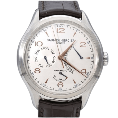 Montre Baume & Mercier - Montre Clifton automatique en acier 58 Facettes MT46077