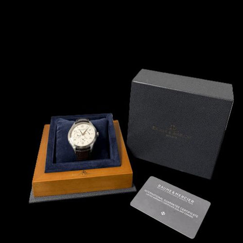 Montre Baume & Mercier - Montre Clifton automatique en acier 58 Facettes MT46077