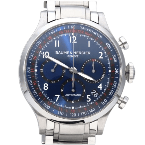 Montre Baume & Mercier Capeland - Montre automatique en acier 58 Facettes MT46083