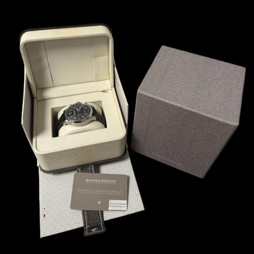 Montre Baume & Mercier - Montre Capeland en acier 58 Facettes MT46086