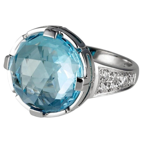 Bague 52 BVLGARI Parentesi - Bague Cocktail en or blanc et diamants 58 Facettes 154