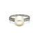Bague 53 Bague ancienne - Perle et diamants en or blanc 18k 58 Facettes BAGUE-0019