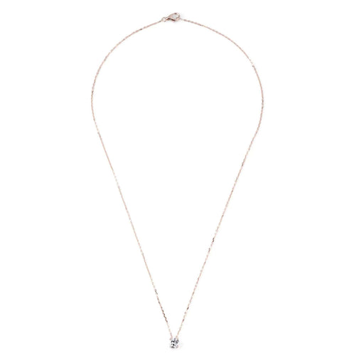 Pendentif Pendentif taille ancienne 0,49 ct en or rose et diamant 58 Facettes 1