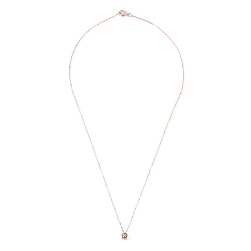 Pendentif Pendentif taille ancienne 0,49 ct en or rose et diamant 58 Facettes 1