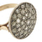 Bague Bague ronde avec diamants 58 Facettes 36100
