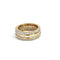 Bague 56 Bague éternité en or jaune et diamants 58 Facettes UN0132