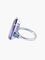 Bague 53 Bague améthyste et spinelles en or blanc 58 Facettes