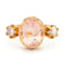 Bague 56 Bague trilogy en or 18 carats avec morganite et diamants 58 Facettes 62B4E119A5BB4DFF938A2A7D2E94C870