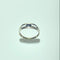 Bague en or blanc 18 carats avec pierre bleue 58 Facettes 260043