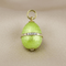 Pendentif œuf vintage émaillé en or 14K et diamants 58 Facettes 2419