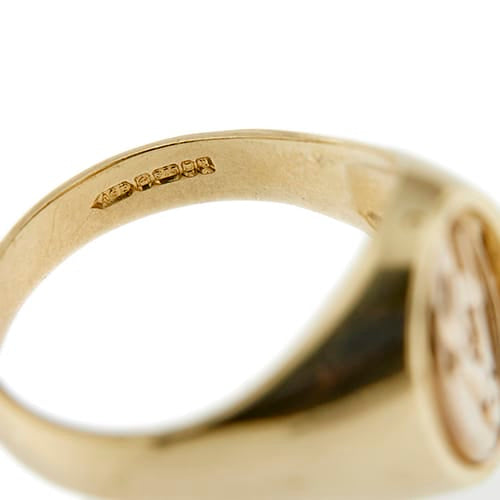 Bague bague de chevalier de la franc-maçonnerie 58 Facettes 38832