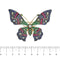 Pendentif Broche papillon avec pendentif 58 Facettes 37874