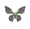 Pendentif Broche papillon avec pendentif 58 Facettes 37874