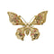 Pendentif Broche papillon avec pendentif 58 Facettes 37874