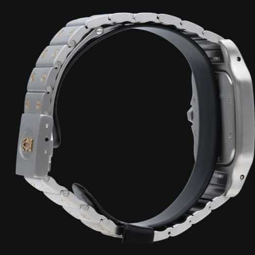 Montre Cartier Santos Galbée - Montre en or jaune et acier 58 Facettes MT45908
