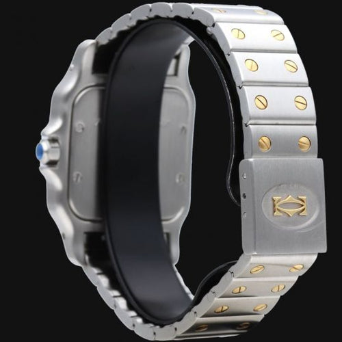 Montre Cartier Santos Galbée - Montre en or jaune et acier 58 Facettes MT45908