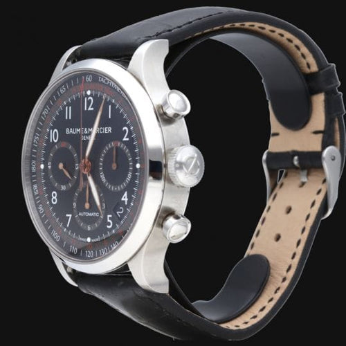 Montre Baume & Mercier - Montre Capeland Chronograph 58 Facettes MT46073