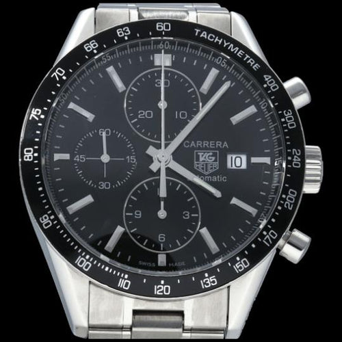 Montre TAG Heuer Carrera - Montre Chronographe Calibre 16 en acier 58 Facettes MT46528